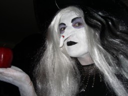 Me, on a good day. Want an apple, sweetie?