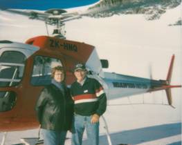 Roma dn Keith at Mount Cook NZ